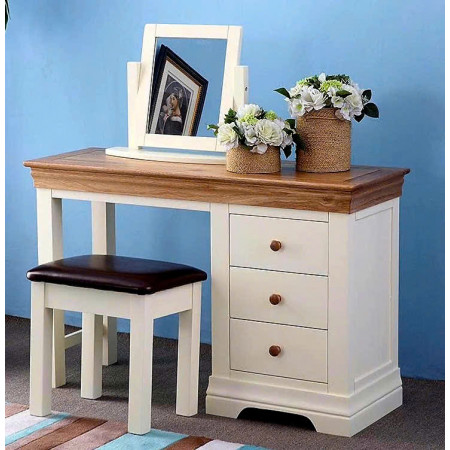 Oak 04 : Bàn Trang Điểm + Ghế Đôn + Gương 45 x 55cm